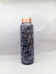 FAIZA CRAFT Handcrafted 1000ml Pure Copper Sports Design Eco-Friendly Water <b>Bottle</b> with Lids for Home & Travel - Product Image 4