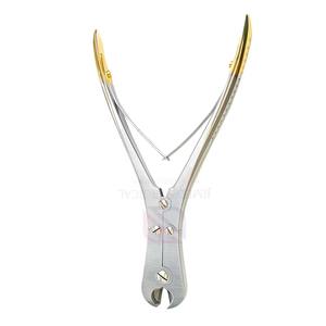 10-Inch Gold-Plated Manual Orthopedic <b>Pin</b> Cutter High Quality <b>Stainless</b> <b>Steel</b> Straight Surgical Instrument CE Certified - Product Image 6