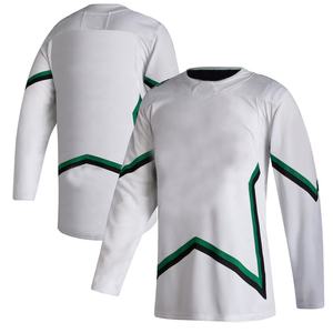 Maillot de hockey sur glace personnalisable à séchage rapide 2024, vêtements de sport OEM pour joueurs adultes, coupe automatisée, vêtements de sport de hockey sur glace - Product Image 3