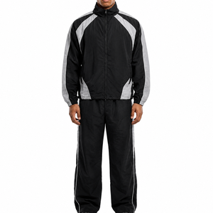 Ensemble de survêtement en nylon à séchage rapide pour hommes, vêtements d'entraînement quotidiens, survêtement professionnel en nylon pour hommes, vêtements de sport personnalisés, ensemble moderne en nylon - Product Image 1