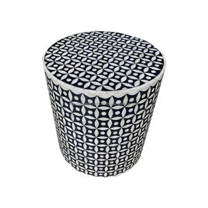 La mejor mesa de tambor con incrustaciones de hueso con detalles de primera calidad para muebles decorativos de lujo para el hogar - Product Image 1