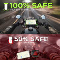 Support de téléphone LISEN 2026 amélioré pour vélo et moto, fixation guidon pour iPhone Samsung Google Pixel