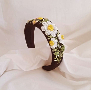 Diademas de Moda con Cuentas Bordadas para Mujer, Diadema de Diseño Personalizado, Diadema Arcoíris, Accesorios para el Cabello de Primavera para Mujer - Product Image 1