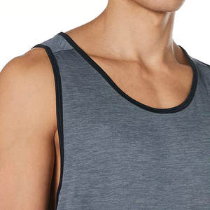 High Quality Cotton Sports Muscle <b>Gym</b> Tank Top Two Tone Sleeveless <b>Vest</b> for <b>Men</b> Custom Size XL-for Bodybuilding and Running - Product Image 5