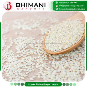 Graines de sésame décortiquées fraîches d'Inde, doublement lavées, taille grossière, blanches, sans OGM, 100% naturelles, certifiées APEDA, emballage en vrac de 25 kg, tahini - Product Image 3