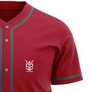 Maillot de baseball personnalisé avec logo, léger, en matériau durable, qualité supérieure, prix abordable - Product Image 4