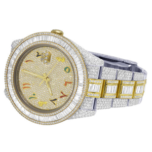 Mejor venta Iced out Lab Grown Watch reloj de diamante incoloro para hombres mejor calidad precio al por mayor - Product Image 2