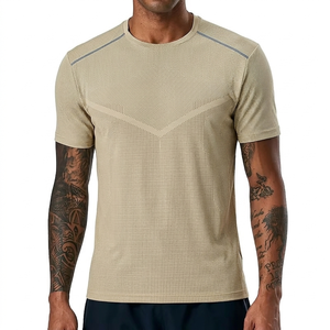 Custom New Arrival Men's T-<b>Shirt</b> Running Gym Active Athletic Dry Fit Breathable Knitted Regular Fit 100% Cotton Sporty - Product Image 5