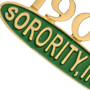 Pin de Solapa de la Hermandad AKA Sorority Inc. Verde y Dorado 1908, Broche Esmaltado, Insignia para Sombrero o Bolso de Hermandad Griega, Accesorio de Moda - Product Image 4