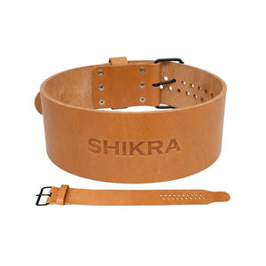 Fitness Safety Custom Leather Workout Belt Powerlifting Gym Belt Fitness <b>Training</b> Safety Support Belt - Product Image 2