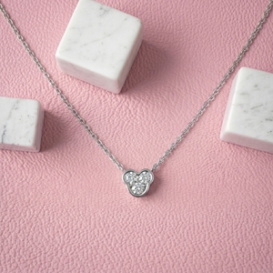 Elegant 1.0 Ct Lab Grown Diamond Bezel Set <b>Pendant</b> in <b>Solid</b> <b>Gold</b> Sparkling Jewelry Gift for Women Wholesale OEM - Product Image 4