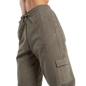 Vente en gros de pantalons de sport surdimensionnés de luxe pour femmes pantalons de sport en polaire de haute qualité logo personnalisé décoration en dentelle course à pied Fitness hiver - Product Image 4