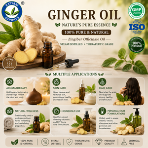 น้ำมันหอมระเหยขิงแท้ 100% (Zingiber Officinale) - ขายส่งเกรดเครื่องสำอางสำหรับธุรกิจ B2B - นำเข้าจากอินเดีย - Product Image 5