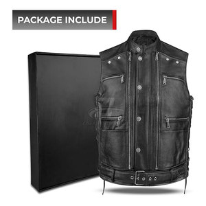 Chaleco de Cuero para Hombre, Diseño Moderno, Precio Económico al por Mayor, Cómodo y Transpirable, Hecho en Pakistán - Product Image 4