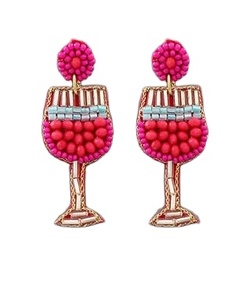 Dernier nouveau luxe mignon perlé broderie à la main Pop Korn boucles d'oreilles goutte à la mode multicolore choix personnalisé - Product Image 4