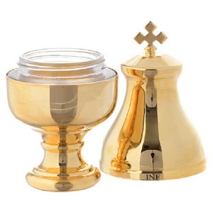 Lámpara de Aceite Sagrado Tradicional de Latón, Diseño Redondo Dorado, Hecha a Mano, Decoración de Mesa para Interiores, Decoración para Sala de Estar, Hogar, Iglesia - Product Image 5