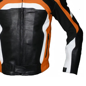 Chaqueta de Cuero para Hombre con Logotipo Personalizado, Impresión Digital, Transpirable, Ecológica, Anti-UV, Manga Larga, Peso de la Tela 550g - Product Image 4