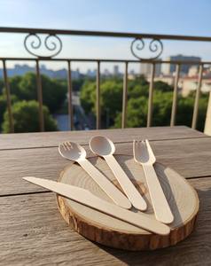 Juego de Cubiertos Desechables de Acero Inoxidable Clásico Ecológico para Fiestas, Biodegradable, Sin Plástico, Apto para Lavavajillas - Product Image 3