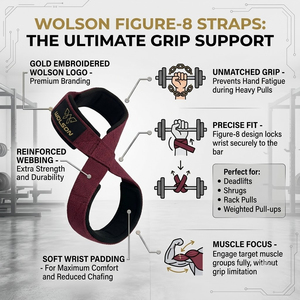 Correa de Gimnasio Ajustable de Algodón de Primera Calidad con Soporte para Muñeca, 8 Dedos, para Levantamiento de Pesas, Entrenamiento de Fuerza y Fisicoculturismo - Product Image 3