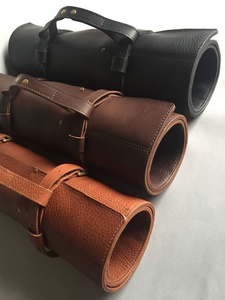 Sac de rangement professionnel pour couteaux de chef en cuir véritable de qualité supérieure avec protection anti-odeurs pour une utilisation en cuisine LBKR-0003 - Product Image 3