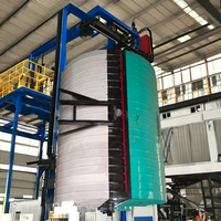 Prix directs du fabricant Machine de moulage par rotation verticale en plastique de moule Roto Machine de moulage par rotation de quantité en vrac