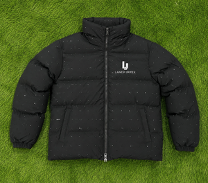 Custom Men's Black Puffer Jacket Winter Quilted Bubble Coat Lightweight Warm Zip Up Down Alternative Jacket OEM ODM Manufacturer - Product Image 6