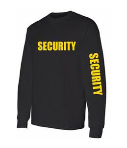 T-shirt de sécurité pour homme à manches longues 100% coton, confortable et sécurisé, avec motif uni, prix de gros, t-shirts de sécurité - Product Image 3