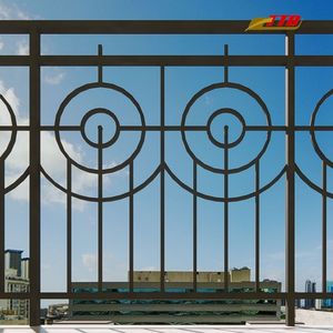 Premium Wrought <b>Iron</b> Balcony Railing Concept Ideas: Beautiful Handcrafted Royal Metal Artworks For Upscale Residential Homes - Product Image 2