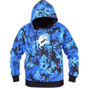 Nouvel arrivage de sweats à capuche design camouflage impression bouffante pull-over avec broderie dégradée personnalisée grande taille pour hommes - Product Image 1