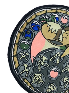 Juegos de alfombras modernas de lana 100% hechas a máquina hechas a mano para sala de estar y habitación de niños alfombras de tendencia de algodón de alta calidad - Product Image 2