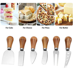 Ensembles de couteaux à fromage professionnels pour la cuisine, ustensiles de service, ensembles de couteaux à fromage en acier inoxydable, outils pour planches à charcuterie - Product Image 2