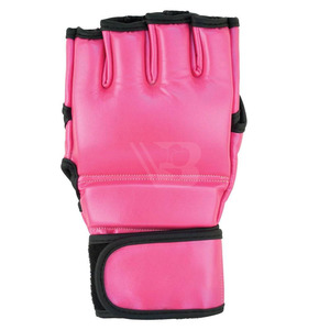 Gants de MMA professionnels personnalisés à demi-doigts en cuir, lacés, antidérapants, protection UV, pour entraînement et sparring, design personnalisable - Product Image 3
