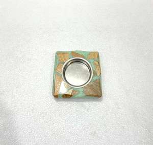 Quemador de incienso de resina epoxi y madera ecológico, hecho a mano y de lujo, para uso religioso, con fragancia decorativa para el hogar contemporáneo. - Product Image 5