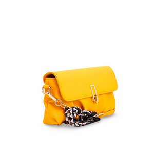 Bolso de brazo formal amarillo P36041 Bolso elegante para uso diurno o nocturno - Product Image 2
