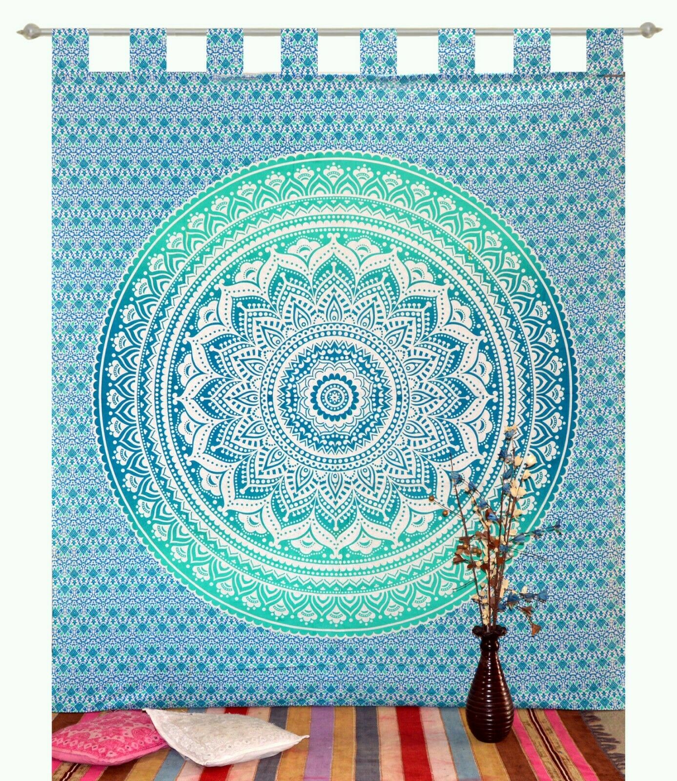 Mandala Ombre Green