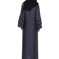 Abaya à manches chauve-souris surdimensionnée – Robe Khaliji confortable style papillon, taille unique