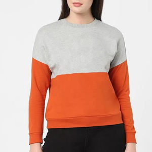 เสื้อสเวตเชิ้ตผู้หญิงสไตล์ล่าสุดสำหรับฤดูหนาว ระบายอากาศได้ดี ไซส์ใหญ่ ตกแต่งด้วยผ้าปะติด ลุคสบายๆ แห้งเร็ว ใส่สบาย มีโลโก้ด้านหน้า ผ้าฝ้าย 100% - Product Image 1