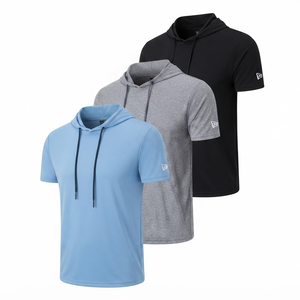 Sweat à capuche unisexe bleu pastel coupe classique hiver avec poche respirant en polaire écologique 100% polyester 310g personnalisable avec logo - Product Image 1