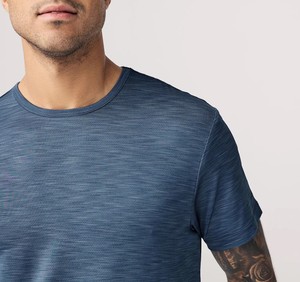 Camiseta Deportiva Transpirable para Hombre, Diseñada para el Movimiento, Cuello Redondo, Manga Corta, para Uso en Verano, Hecha de Algodón y Poliéster - Product Image 5