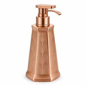 Luxury Gold Brass <b>Soap</b> Dispenser <b>Refillable</b> Metal <b>Hand</b> <b>Soap</b> Liquid Pump Bottle For Premium Bathroom And Hotel Decoration - Product Image 5