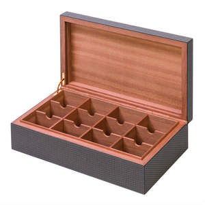 Handmade Hinged <b>Wooden</b> Storage <b>Box</b> with Foldable Design <b>Large</b> Capacity Minimalist for Tableware Organization - Product Image 1