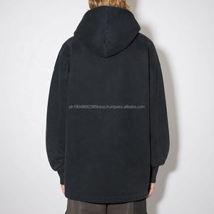 DEC Fabricant Coton Sweat à Capuche de Haute Qualité Streetstyle 100% Pur Coton Sweats Sans String Sweats à Capuche Surdimensionnés Pour Hommes - Product Image 2