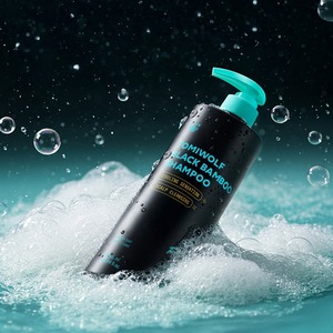 [TOMIWOLF] Shampoo au bambou noir, soin coréen pour la peau, 1035 ml, grande capacité, soin du cuir chevelu frais, shampooing nettoyant en profondeur - Product Image 2