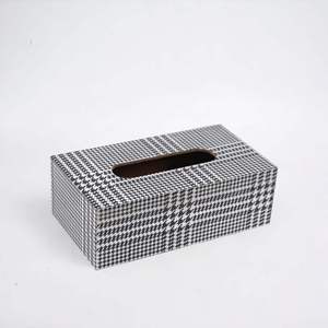 Best Quality Nordic Style Resin Tissue Box with Marble Finish & Mirror <b>Polish</b> Decorative Decorative resin storage Tableware Item - Product Image 3