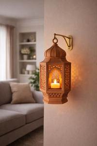 Decorative Moroccan Customised Outdoor Indoor, Metal <b>Candle</b> <b>Lanterns</b> Farmhouse Floor & Hanging Moroccan Hanging <b>Lanterns</b> - Product Image 3