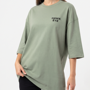 T-shirt oversize vierge pour femme en coton peigné, style streetwear, impression de logo personnalisé, vêtements décontractés, fabricant - Product Image 4