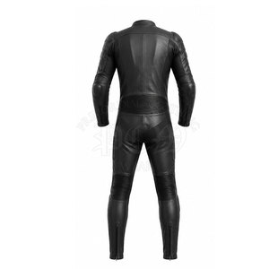 Combinaison de moto en cuir légère pour homme, tendance, avec un design durable, un look élégant et une coupe confortable pour les motards - Product Image 2