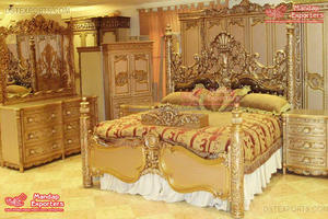 Juego de muebles de dormitorio tallados de madera, conjunto de muebles de dormitorio único de teca, personalizado - Product Image 6