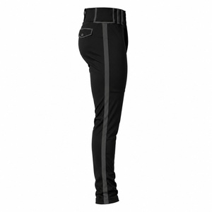 <b>Men</b> Baseball <b>Trouser</b> Custom Embroidery <b>Pinstripe</b> Breathable Elastic Waist Padded Knee OEM Bulk Order - Product Image 4