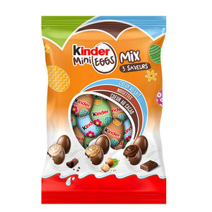 Kinderr Mini Eggs - Pack de QUATRE 20g Œufs au chocolat et crème avec jouet - Importé - Product Image 3